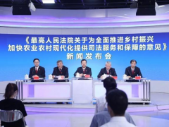 【最高人民法院】关于为全面推进乡村振兴加快农业农村现代化提供司法服务和保障的意见