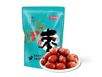 臻如意枣有机荟新疆和田二级有机免洗红枣500g*2袋装图2