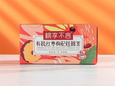 臻如意桃李不言有机红枣枸杞桂圆茶盒装80g代用茶10小袋图2