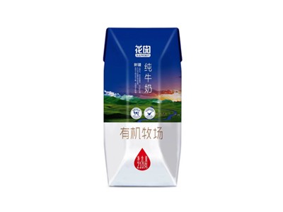 花园有机牧场纯牛奶210g*12盒图3