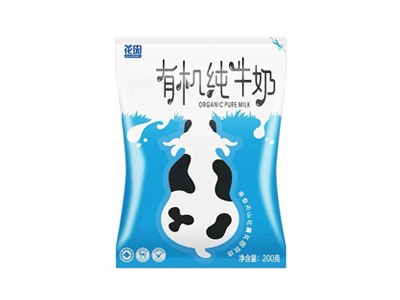 花园有机利乐枕纯牛奶200g*16袋图2