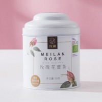 玫澜 玫瑰花蕾茶有机干玫瑰花50g