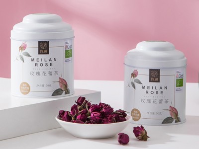 玫澜 玫瑰花蕾茶有机干玫瑰花50g图2