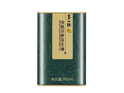 第一坊 有机冷榨花生油900mlx2礼盒装图2