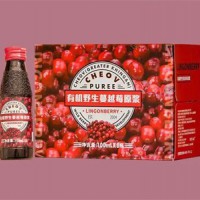 大兴安岭有机野生蔓越莓原浆100ml*8瓶