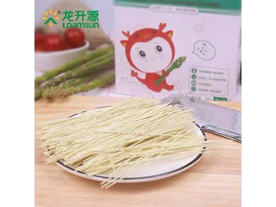 龙升源 有机儿童绿芦笋挂面条180g图3