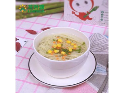 龙升源 有机儿童绿芦笋挂面条180g图2