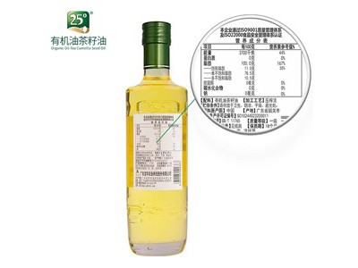25度 有机山茶油375ml图3