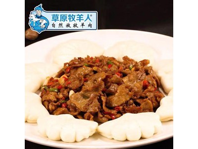 草原牧羊人 有机新鲜冷冻锡盟羊肉片500g图2
