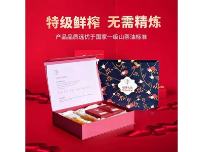 花深里 有机鲜榨山茶油礼盒500ml图3