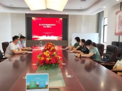 金山区市场监督局领导走访月财生态