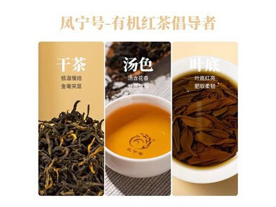 凤宁号 有机茶叶滇红茶花蜜香型50g图3