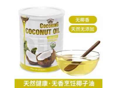 椰冠 有机无椰香椰子油750ml图3